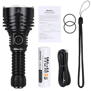 Rechargeable Tactical Flashlight  LED  6000Lm