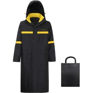 Waterproof Hooded Rain Jacket Packable Rain Gear